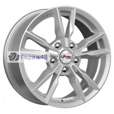 iFree Ikigai R16 / 6.5J PCD 5x114.3 ET 45 ЦО 67.1 Литые Серебристый
